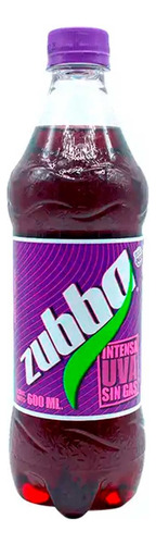 Refresco Sabor Uva Zubba 600ml Sin Gas Pet Original