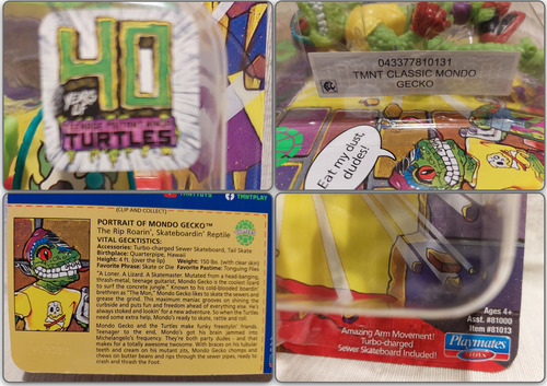 Mondo Gecko - 40 Aniv - Tmnt - Tortugas Ninja - Playmates -1
