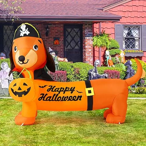 Disfraz Inflable Para Adulto Fiesta Halloween Gracioso Perro
