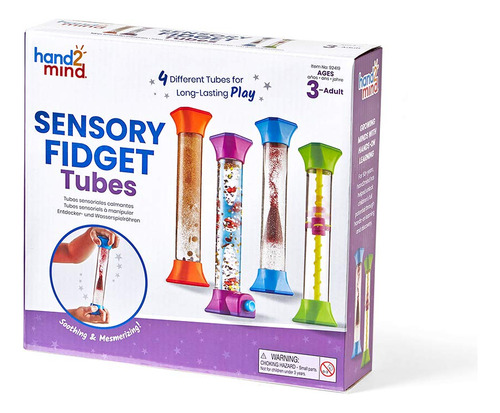 Juguetes Relajantes Hand2mind De Sensory Fidget Tubes Para N