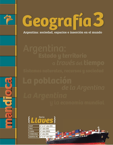 Geografia 3 Argentina - Serie Llaves - Libro + Codigo De Acc