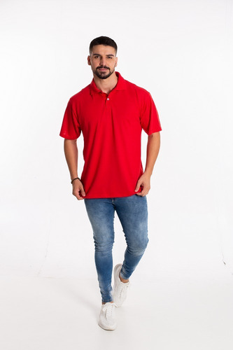 Imagem 2 de 3 de Pólo Masculina Lisa Piquê Pa 50% ALG. 50% Poliéster Atacado
