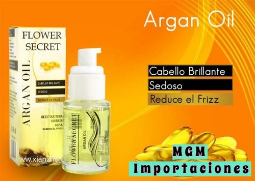 10 X Aceite Capilar De Argán Anti Frizz, Hidrata, Alisa.