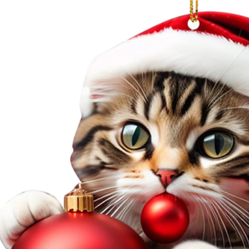 4 Paquete De 2-6 Decoraciones Navideñas Para Gatos 4 Piezas
