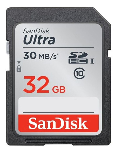 Sandisk Ultra Tarjeta De Memoria Flash Sdhc Clase 10 30 mb/s