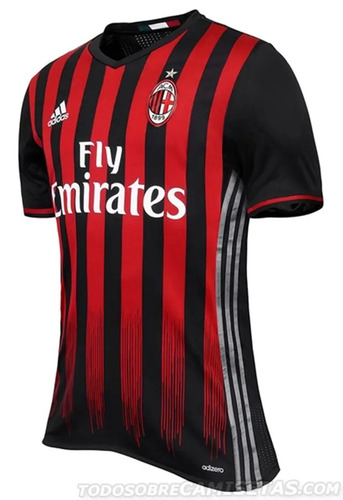 Jersey Ac Milan 2017 Original adidas De Niño Oferta | Envío gratis