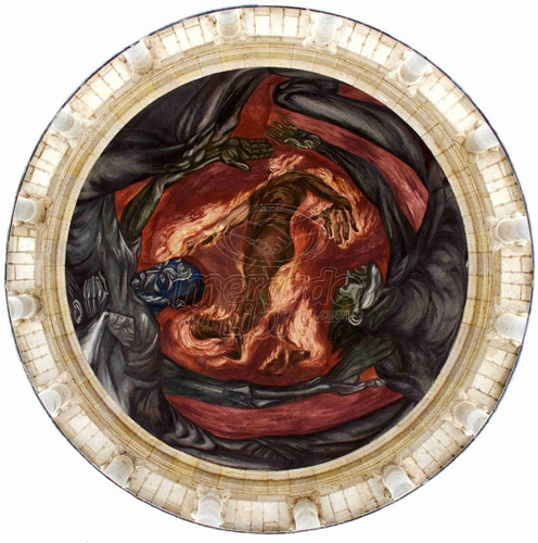 Lienzo Tela Canva Arte Hombre En Llamas José Clemente Orozco | Envío gratis Lienzo Tela Canva Arte Hombre En Llamas José Clemente Orozco | Envío gratis