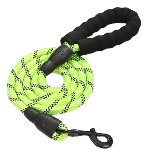 Hilos Reflectantes Correas De Perro Correa De Nylon Verde