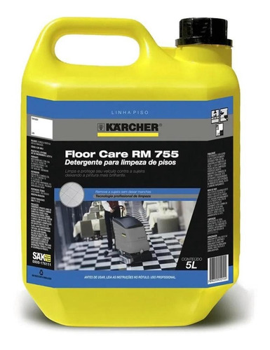 Detergente Floor Care Rm 755 - 5 Litros Karcher