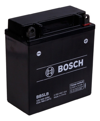 Batería Bosch Gel Moto 12n5-3b = Yb5l-b Gixxer Ybr 125 Vzh