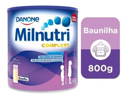 Suplemento Infantil Milnutri Complete Baunilha - 400g