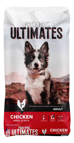 Comida Perro Pro Pac Ultimates Adulto 12kg +