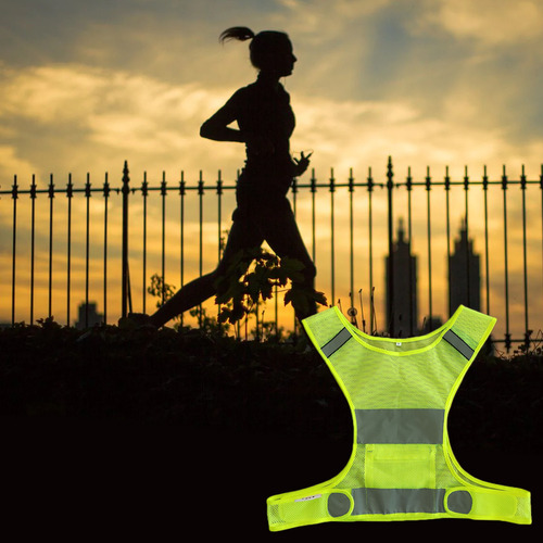 Chaleco Reflectante, Brazaletes, Equipo Para Correr, Malla U