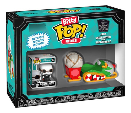 Funko Bitty Pop! Jack Skellington With Snowmobile