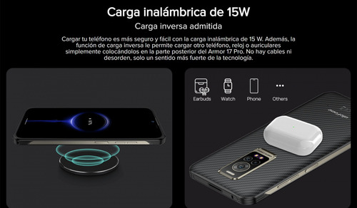 Ulefone Armor 17 - Celular Resistente / Ram 8 Gb, Rom 256 Gb
