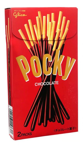 Imagen 1 de 2 de Glico Pocky De Chocolate 2 Pack