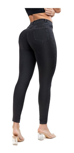 Leggins Mujer Tipo Jeans Control De Cintura Levanta Glúteos