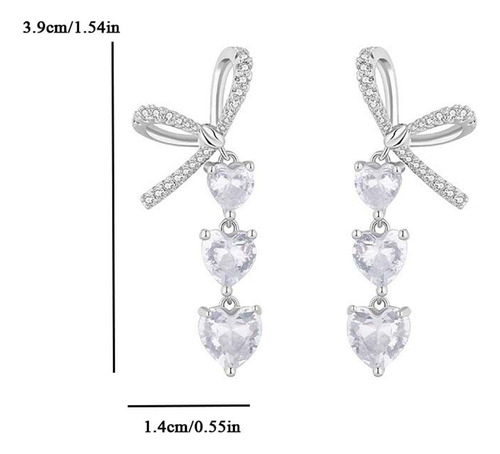 Pendientes Cortos Con Borlas G Fashionable Y Lazo En Forma D