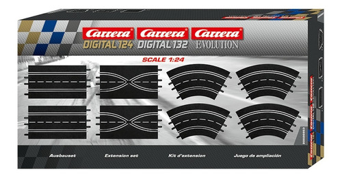 Autorama Carrera 20026953 Kit Extensão Pista N1 Com 8 Peças