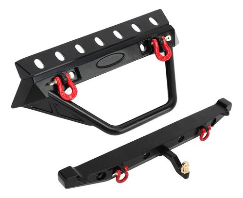 Juego De Parachoques Rc Crawler Black, Soporte Para Cabresta