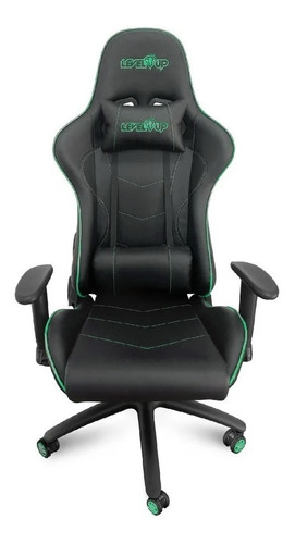 Silla Gamer Level Up Ares Pro 2 Verde Mexx 1