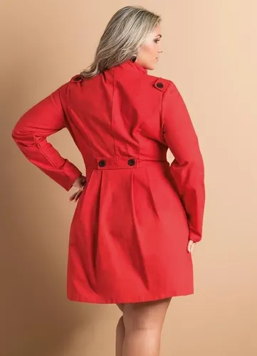 Sobretudo acinturado feminino discount