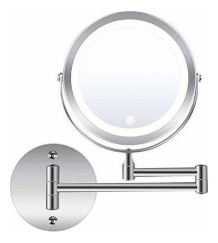 Wall Mounted Makeup Mirror, 1x 10x Magnification 1