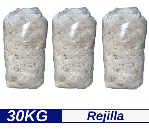 Trapo Limpieza Industrial - Rejilla 100% Algodón 30 Kg