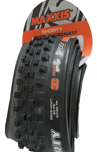 Maxxis Shorty 29 X 2.40 Wt Tubeless Ready Dd 3c Maxx Grip