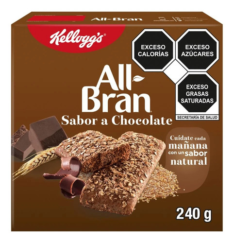 Barras De Cereal Con Chocolate All Bran Kellogg´s 240 G