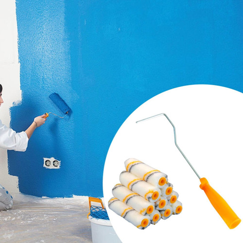 Mini Rodillo De Pintura Mural, 10 Unidades, Para Home Style