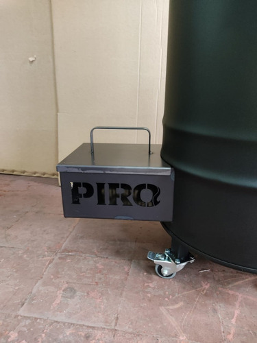 Parrilla Ahumador Piro Locos X El Asado Tambor Leña Smoke
