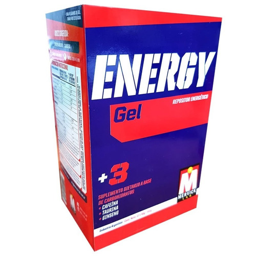 Gel Repositor Energía Energy Mervick X12 Unidades Caja