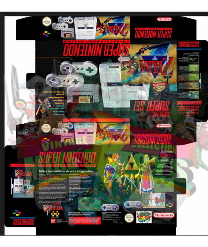 Cajas Custom Nintendo Plantillas Digitales Snes N64 Nes (Reacondicionado)