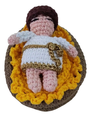 Pesebre Navideño Crochet Artesanal Brezza Tejidos