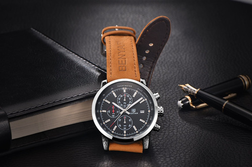 Reloj Benyar De Cuarzo Resistente Al Agua Para Hombre, ...