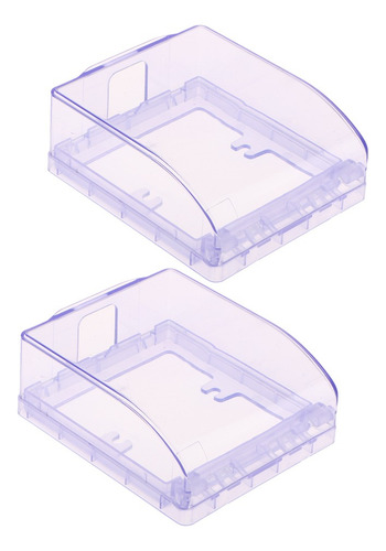 2 Piezas De Caja Cudrada Funda Cubierta Para Interruptor