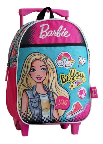 Mochila Con Carro Jardin Barbie Original Mattel Mundo Manias