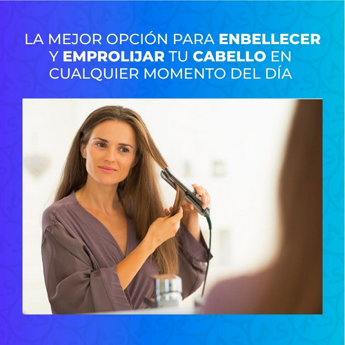 Imagen 6 de 10 de Planchita Pelo Profesional Mini Portable Planchitas Mujer