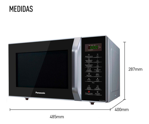 Microondas Panasonic Como Nuevo 25 Lltros (Usado)