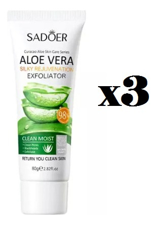 Exfoliante Facial Rejuvenecedor Aloe Vera Sadoer 