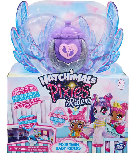 Hatchimals Pixies Riders, Shimmer Babies Baby Twins 