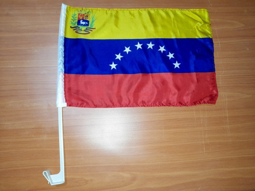 Bandera Venezuela Original 8 Estrellas 45x30cm Carro Ventana