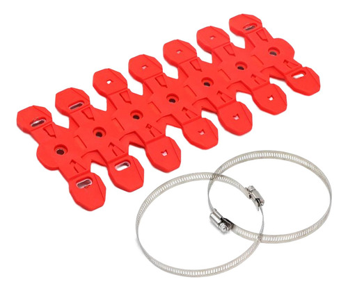 Protector De Tubo De De Motocicleta Para Motocicleta Rojo