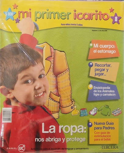 3 Revistas Mi Primer Icarito N° 8-28-43 2003 (aa820