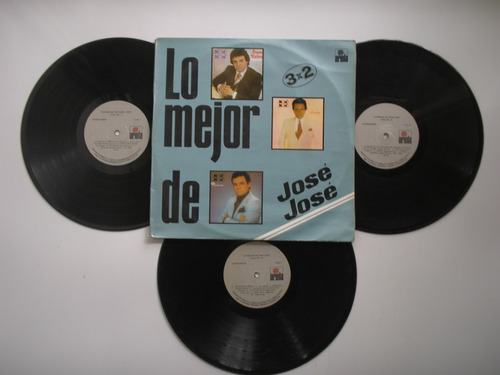 Lp Vinilo Jose Jose Lo Mejor De Jose Jose Colombia 3lps 1990