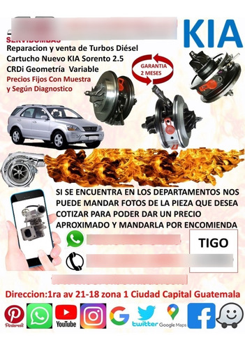 Imagen 2 de 4 de Turbos Kia Sorento 2.5 Crdi D4cb Geometría Variable