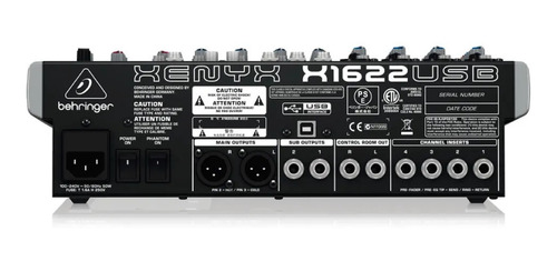 Imagem 4 de 5 de Mesa De Som Behringer Xenyx X1622usb 12 Canais