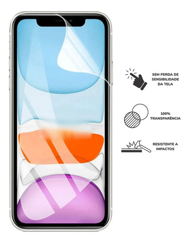 Película Hidrogel Proteção E Toque P/ Celular Galaxy J8
