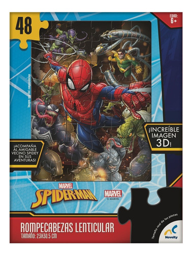 Rompecabezas Especial Lenticular Novelty Spider-man